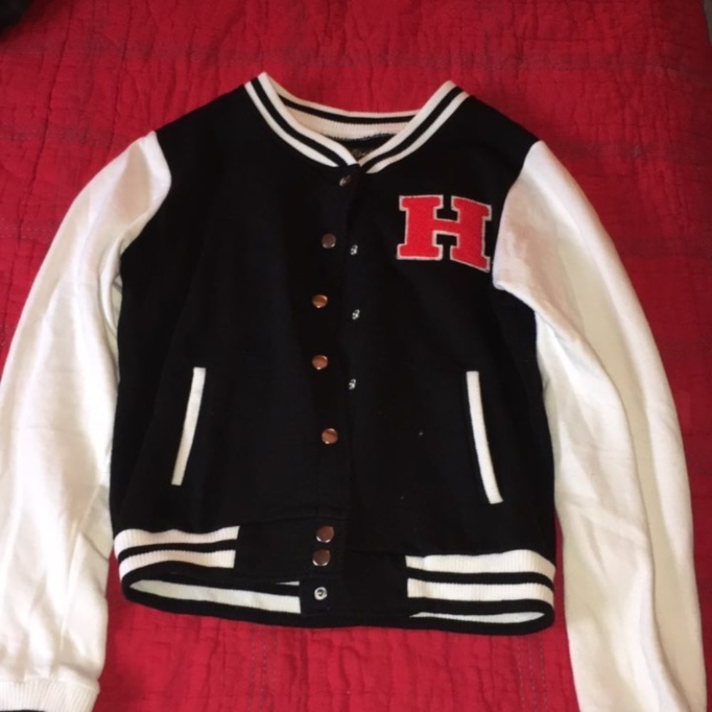 “H” letterman jacket